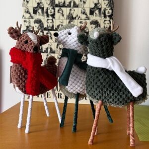 NEW🦌Bullseye for Target 🎄Holiday 2025 Set of 3 Plush Reindeers